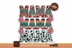 Retro Mama Design Sublimation Png Product Image 1