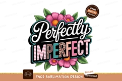 Perfectly Imperfect Graphic Design Floral Accent Product Image 1