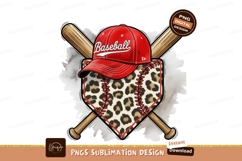 Baseball Bats Homeplate And Leopard Print Product Image 1