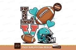 Football Love Cute Graphic Sublimation Product Image 1