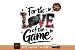Hockey Love For The Game Design Product Image 1