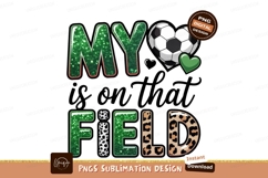 My Heart Soccer Field Sublimation Product Image 1