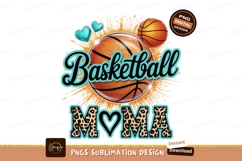 Basketball Mom Graphic Sublimation Png Product Image 1