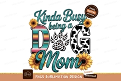 Dog Mom Sunflower Sublimation Design Product Image 1