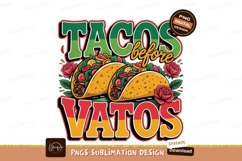 Tacos Before Vatos Sublimation Png Product Image 1