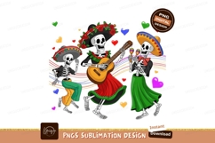 Skeletons Celebrating Day Of Dead Product Image 1