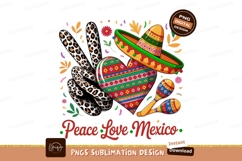 Mexico Peace Sign Love Celebration Product Image 1