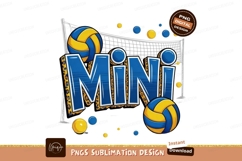 Cartoon Mini Volleyball Sport Design Product Image 1
