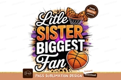 Basketball Little Sister Fan Design Product Image 1