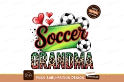 Soccer Grandma Sublimation Design Graphic Product Image 1