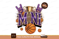 Mini Basketball Victory Sublimation Png Product Image 1