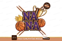 Nana Basketball Team Design Png Product Image 1