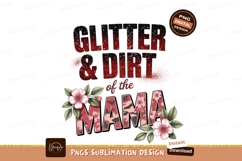 Floral Mama Sublimation Png Design Product Image 1