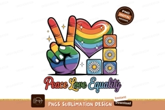 Lgbt Peace Love Equality Design Product Image 1