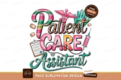 Patient Care Assistant Sublimation Png Product Image 1