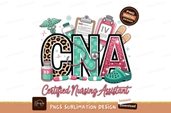 Certified Nursing Assistant Vector Graphic Product Image 1