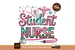 Registered Nurse Cheetah Design Sublimation Product Image 1