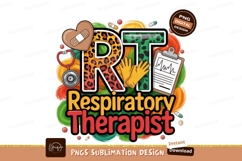 Respiratory Therapist Design Sublimation Png Product Image 1