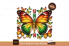 Juneteenth Butterfly Design Celebration Freedom Product Image 1