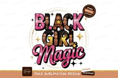 Black Girl Magic Sublimation Design Product Image 1