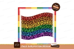 Leopard Rainbow Pattern Sublimation Png Product Image 1