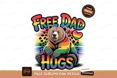Pride Bear Free Dad Hugs Product Image 1