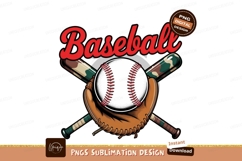 Softball LovBaseball Glove Bats Sublimation Pnge Of The Game Product Image 1