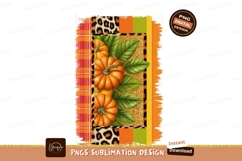 Autumn Pumpkins Decorative Sublimation Design Product Image 1
