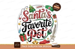 Santas Favorite Doctor Sublimation Png Product Image 1