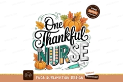 Thankful Nurse Fall Illustration Png Product Image 1