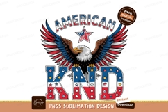 American Kind Eagle Sublimation Png Product Image 1