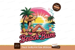 Beach Scene Summer Relaxation Design Product Image 1