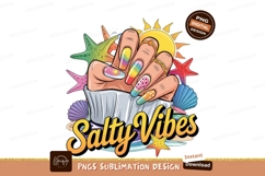 Salty Vibes Summer Themed Design Product Image 1