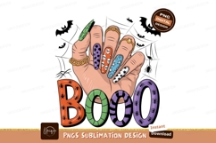 Halloween Nails Sublimation Png Product Image 1