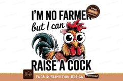 Funny Rooster Graphic Design Art Product Image 1