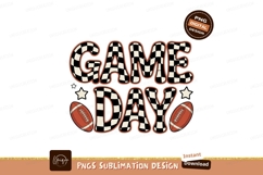 Retro Game Day Sublimation Png Product Image 1
