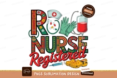 Registered Nurse Artwork Sublimation Png Product Image 1