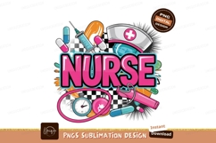 Nurse Design Sublimation Png File Product Image 1