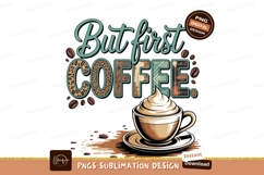 Coffee First Artistic Vector Design Product Image 1