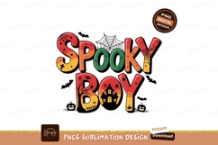 Spooky Boy Halloween Design Sublimation Png Graphic Product Image 1