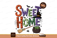 Sweet Home Halloween Themed Sublimation Png Product Image 1