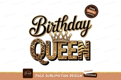 Birthday Queen Design With Gold Glitter Effect Product Image 1