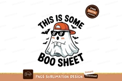 Cool Ghost Sublimation Png Design Graphic Product Image 1