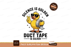 Funny Duck Duct Tape Sublimation Png Product Image 1