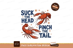 Suck Head Pinch Tail Crawfish Design Sublimation Product Image 1