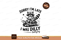 Raccoon Riding Turtle Vector Sublimation Png Art Product Image 1