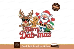 Cartoon Christmas Crew Merry Dabmas Illustration Product Image 1