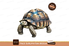 Detailed Tortoise Illustration Sublimation Png Product Image 1