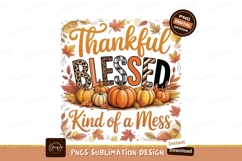 Thankful Blessed Fall Harvest Season Product Image 1