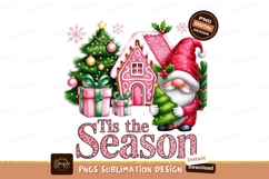 Christmas Gnome With Gifts And Tree Product Image 1
